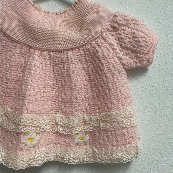 Vintage A Little Angel Girl Baby Sweater 
No Size - Picture 5 of 11